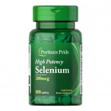 Puritan's Pride Selenium 200 mcg, 100 таблеток Puritan's Pride Selenium 200 mcg, 100 таблеток