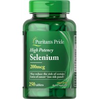 Puritan's Pride Selenium 200 mcg, 250 таблеток Puritan's Pride Selenium 200 mcg, 250 таблеток