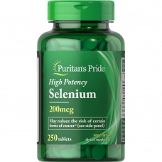 Puritan's Pride Selenium 200 mcg, 250 таблеток Puritan's Pride Selenium 200 mcg, 250 таблеток