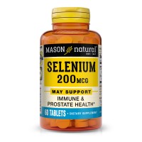 Mason Natural Selenium 200 mcg, 60 таблеток Mason Natural Selenium 200 mcg, 60 таблеток