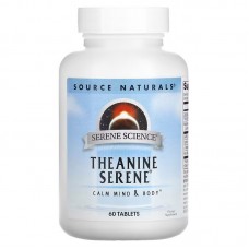 Source Naturals Serene Science Theanine Serene Calm Mind & Body, 60 таблеток Source Naturals Serene Science Theanine Serene Calm Mind & Body, 60 таблеток