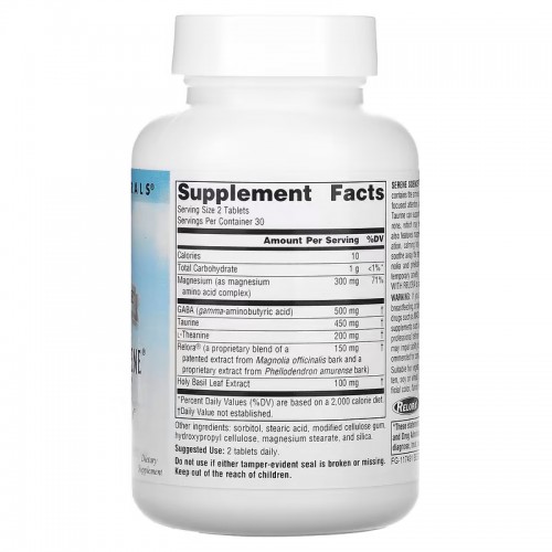 Source Naturals Serene Science Theanine Serene with Relora Calm Mind & Body, 60 таблеток CN12079 Source Naturals Source Naturals Serene Science Theanine Serene with Relora Calm Mind & Body, 60 таблеток CN12079 Source Naturals