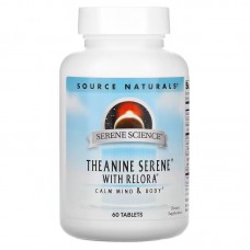 Source Naturals Serene Science Theanine Serene with Relora Calm Mind & Body, 60 таблеток Source Naturals Serene Science Theanine Serene with Relora Calm Mind & Body, 60 таблеток