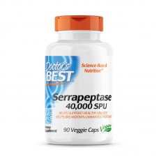 Doctor's Best Serrapeptase 40000 SPU, 90 капсул Doctor's Best Serrapeptase 40000 SPU, 90 капсул