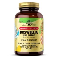 Solgar Boswellia Resin Extract Standardized Full Potency, 60 вегакапсул
