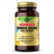 Solgar Ginkgo Biloba Leaf Extract Standardized Full Potency, 180 вегакапсул Solgar Ginkgo Biloba Leaf Extract Standardized Full Potency, 180 вегакапсул