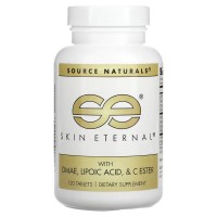 Source Naturals Skin Eternal with DMAE Lipoic Acid and C Ester, 120 таблеток Source Naturals Skin Eternal with DMAE Lipoic Acid and C Ester, 120 таблеток