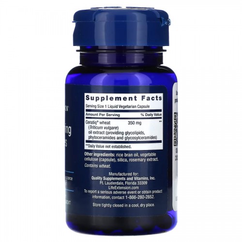 Life Extension Skin Restoring Ceramides, 30 вегакапсул CN11389 Life Extension Life Extension Skin Restoring Ceramides, 30 вегакапсул CN11389 Life Extension