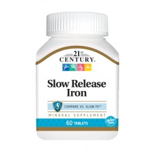 21st Century Slow Release Iron, 60 таблеток