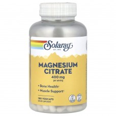 Solaray Magnesium Citrate 400 mg, 90 вегакапсул Solaray Magnesium Citrate 400 mg, 90 вегакапсул