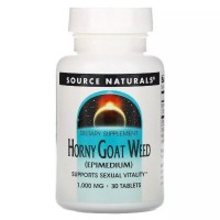 Source Naturals Horny Goat Weed 1000 mg, 30 таблеток