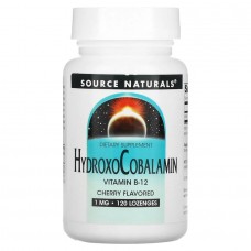 Source Naturals Hydroxocobalamin, 120 таблеток Source Naturals Hydroxocobalamin, 120 таблеток