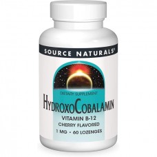 Source Naturals Hydroxocobalamin, 60 таблеток Source Naturals Hydroxocobalamin, 60 таблеток