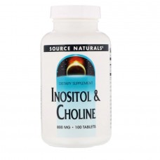 Source Naturals Inositol & Choline, 100 таблеток Source Naturals Inositol & Choline, 100 таблеток