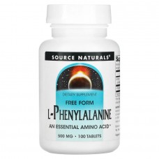 Source Naturals L-Phenylalanine 500 mg, 100 таблеток Source Naturals L-Phenylalanine 500 mg, 100 таблеток