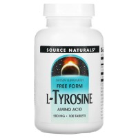 Source Naturals L-Tyrosine 500 mg, 100 таблеток Source Naturals L-Tyrosine 500 mg, 100 таблеток