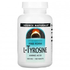 Source Naturals L-Tyrosine 500 mg, 100 таблеток Source Naturals L-Tyrosine 500 mg, 100 таблеток