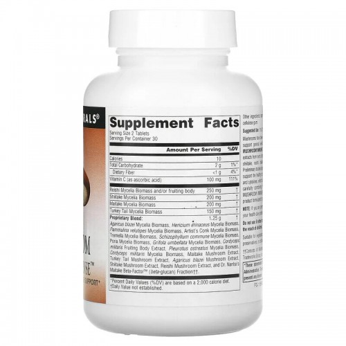 Source Naturals Mushroom Immune Defense, 60 таблеток CN13638 Source Naturals Source Naturals Mushroom Immune Defense, 60 таблеток CN13638 Source Naturals