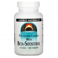 Source Naturals Phytosterol Complex with Beta-Sitosterol, 180 таблеток Source Naturals Phytosterol Complex with Beta-Sitosterol, 180 таблеток