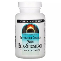 Source Naturals Phytosterol Complex with Beta-Sitosterol, 90 таблеток Source Naturals Phytosterol Complex with Beta-Sitosterol, 90 таблеток