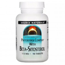 Source Naturals Phytosterol Complex with Beta-Sitosterol, 90 таблеток Source Naturals Phytosterol Complex with Beta-Sitosterol, 90 таблеток