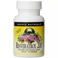 Source Naturals Resveratrol 200 mg, 30 таблеток Source Naturals Resveratrol 200 mg, 30 таблеток