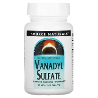 Source Naturals Vanadyl Sulfate 10 mg, 100 таблеток
