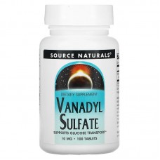 Source Naturals Vanadyl Sulfate 10 mg, 100 таблеток