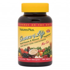 Natures Plus Source of Life Multivitamin & Mineral, 180 міні таблеток Natures Plus Source of Life Multivitamin & Mineral, 180 міні таблеток