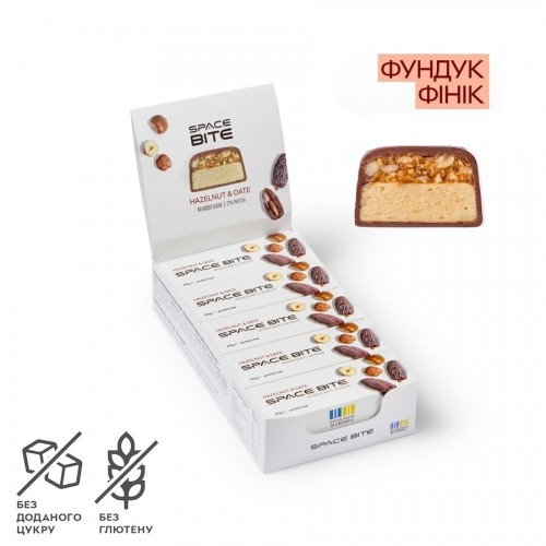 Spacefood Space Bite Protein Bar Hazelnut-Date, 10*45 грам CN15962 Spacefood