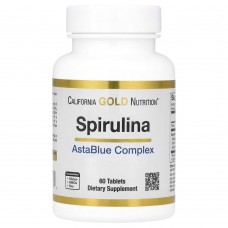 California Gold Nutrition Spirulina, 60 таблеток California Gold Nutrition Spirulina, 60 таблеток