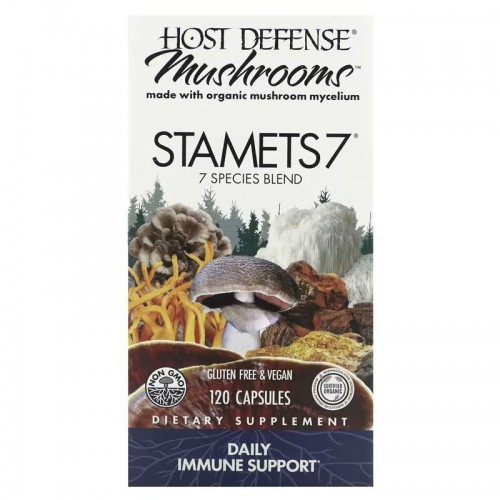 Host Defense Stamets 7, 120 вегакапсул CN15733 Host Defense Host Defense Stamets 7, 120 вегакапсул CN15733 Host Defense