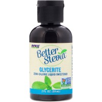 NOW Better Stevia Liquid Sweetener Glycerite, 59 мл NOW Better Stevia Liquid Sweetener Glycerite, 59 мл