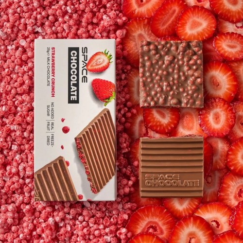 Spacefood Space Chocolate Strawberry Crunch, 25 грам - Полуниця CN20078-1 Spacefood Spacefood Space Chocolate Strawberry Crunch, 25 грам - Полуниця CN20078-1 Spacefood