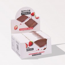 Spacefood Space Chocolate Strawberry Crunch, 10*25 грам - Полуниця Spacefood Space Chocolate Strawberry Crunch, 10*25 грам - Полуниця