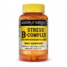 Mason Natural Stress B-Complex with Antioxidants + Zinc, 60 таблеток Mason Natural Stress B-Complex with Antioxidants + Zinc, 60 таблеток