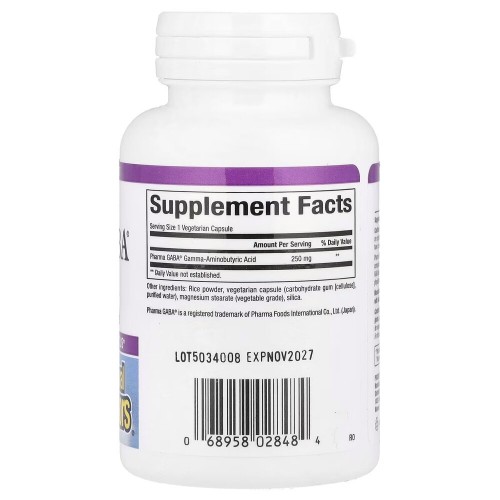 Natural Factors Stress-Relax Pharma GABA 250 mg, 60 вегакапсул CN16770 Natural Factors Natural Factors Stress-Relax Pharma GABA 250 mg, 60 вегакапсул CN16770 Natural Factors