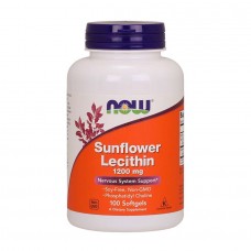 NOW Sunflower Lecithin 1200 mg, 100 капсул