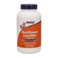 NOW Sunflower Lecithin 1200 mg, 200 капсул NOW Sunflower Lecithin 1200 mg, 200 капсул