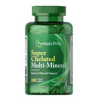Puritan's Pride Super Chelated Multi-Mineral, 100 каплет
