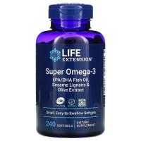 Life Extension Super Omega-3, 240 капсул