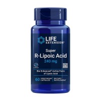 Life Extension Super R-Lipoic Acid 240 mg, 60 вегакапсул Life Extension Super R-Lipoic Acid 240 mg, 60 вегакапсул
