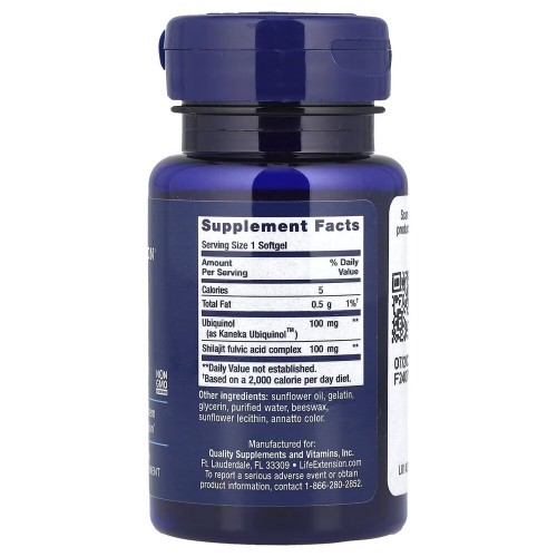 Life Extension Super Ubiquinol CoQ10 100 mg, 30 капсул CN17100 Life Extension Life Extension Super Ubiquinol CoQ10 100 mg, 30 капсул CN17100 Life Extension