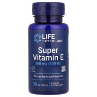 Life Extension Super Vitamin E 268 mg, 90 капсул