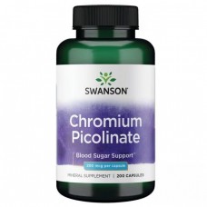 Swanson Chromium Picolinate 200 mcg, 200 капсул Swanson Chromium Picolinate 200 mcg, 200 капсул