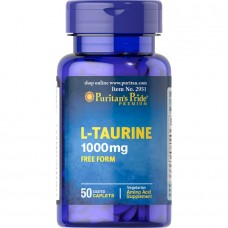 Puritan's Pride L-Taurine 1000 mg, 50 капсул Puritan's Pride L-Taurine 1000 mg, 50 капсул