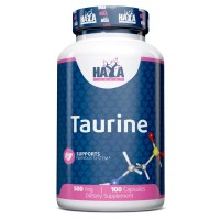 Haya Labs Taurine 500 mg, 100 капсул Haya Labs Taurine 500 mg, 100 капсул