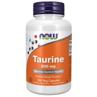 NOW Taurine 500 mg, 100 вегакапсул