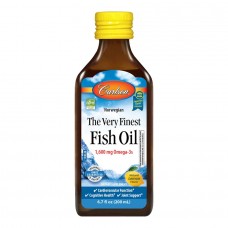Carlson Labs The Very Finest Fish Oil, 200 мл - Лимон