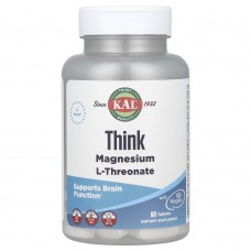KAL Think Magnesium L-Threonate, 60 таблеток